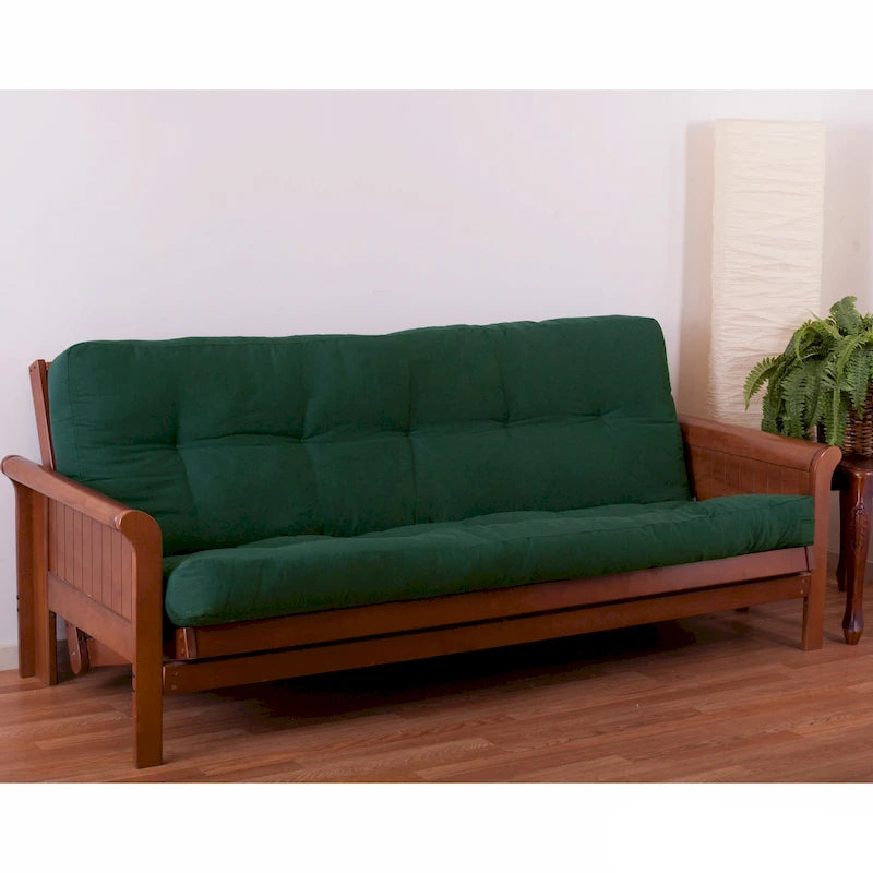 Tufted Full-Size Futon Mattress Twill Fabric Multi-Color Options