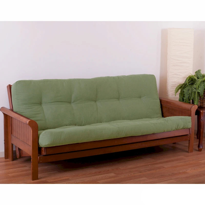 Tufted Full-Size Futon Mattress Twill Fabric Multi-Color Options