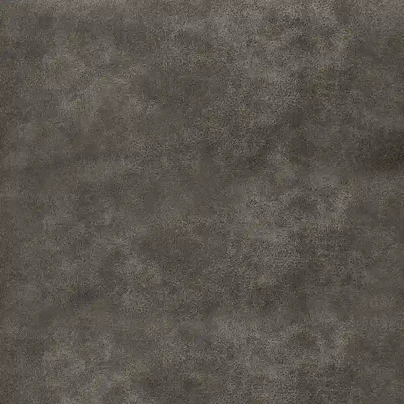 Gepolsterter Esszimmer-Armlehnstuhl mit Knopfheftung und rustikalen Holzbeinen, Beige / Grau / Leinen