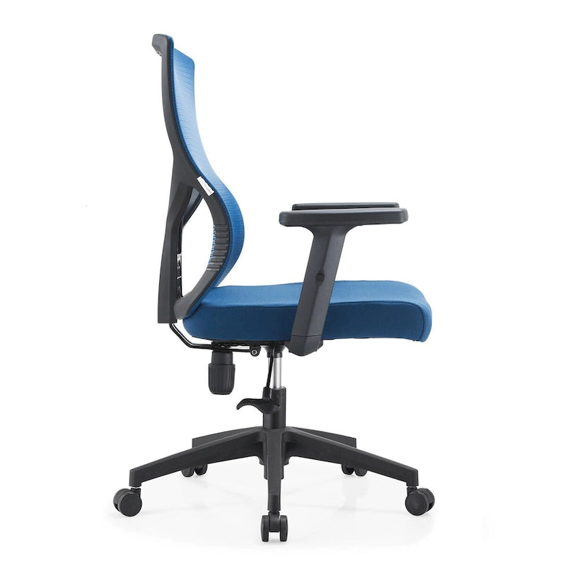 Ergonomischer Bürostuhl mit Netzrückenlehne, verstellbarer Kopfstütze und Armlehnen