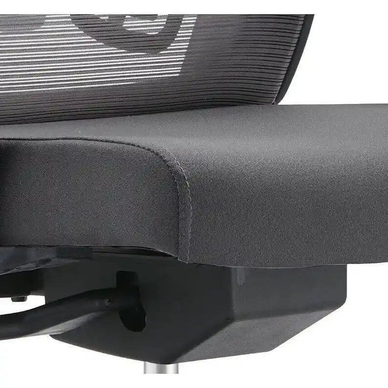 Ergonomischer Bürostuhl mit Netzrückenlehne, verstellbarer Kopfstütze und Armlehnen